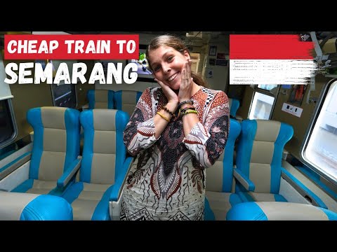 $5 Executive Train to Semarang 🇮🇩 Incredible Indonesia