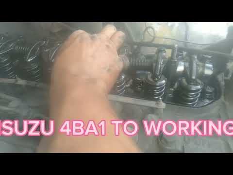 ISUZU 4BA1 REPLACEMENT CENTER BEARING AND TUNE UP TO WORKING