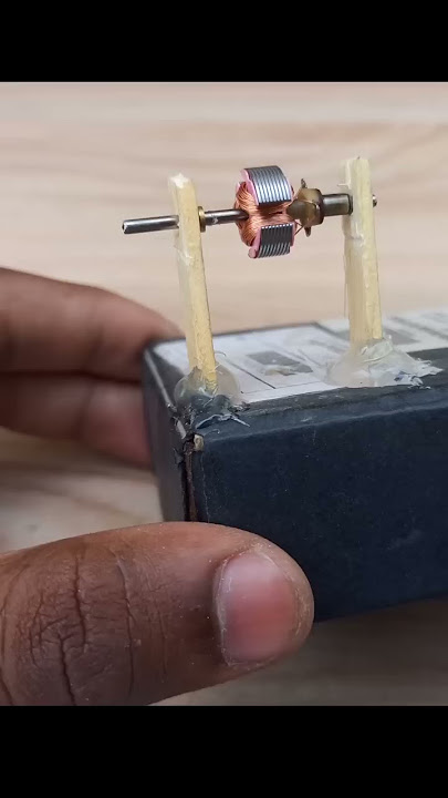 How a mini dc motor work - How DC Motor works!! #shorts DC motor testing