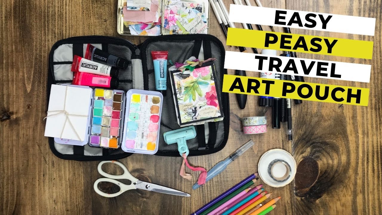 Turn a Tech Organizer into an Art Supplies Travel Pouch 