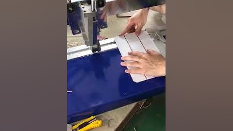 Manual cardboard grooving machine, Make sample box