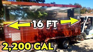 2,200 Gallon Aquarium*** how we got it, where it came from and all the Monster Fish in it