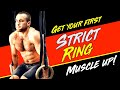 How To Get Your First Strict Ring Muscle Up (in 10 minutes!) | WODprep