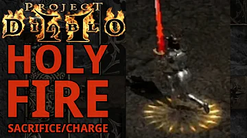 Holy Fire Sacrifice/Charge on a semi budget is so much fun in Season 9 of Project Diablo 2 (PD2)