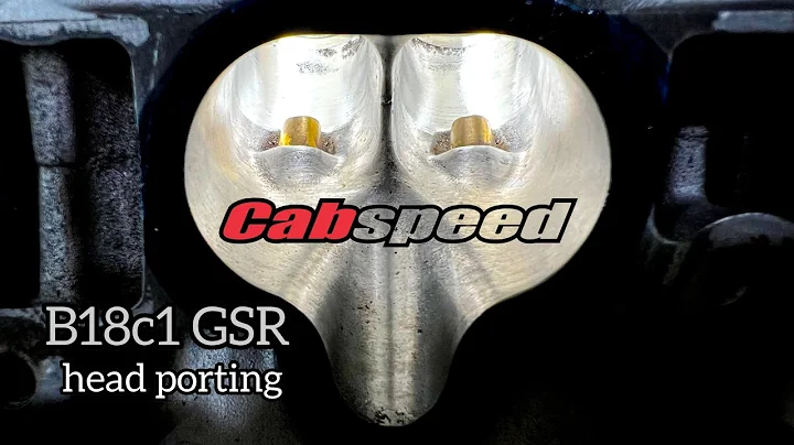 B18c1 P72 GSR cylinder head porting