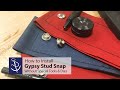 How to Install Gypsy Stud Snap Without Special Tools & Dies