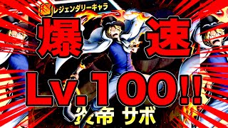 新超フェス炎帝サボ神引きしたらんかい‼️爆速Lv.100‼️【バウンティラッシュ】