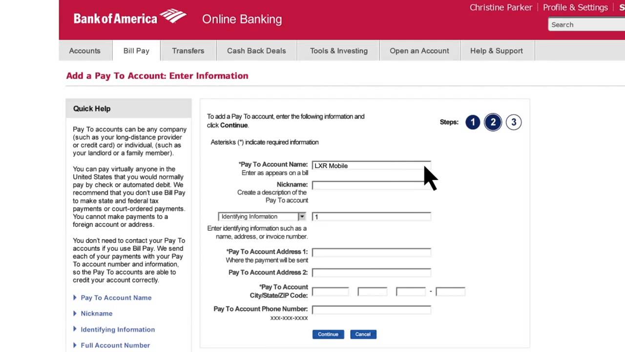 Bank of America -How to Set Up Online Bill Pay - YouTube