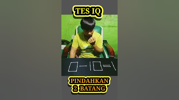 Tes iq pindahkan 2 batang agar soal jadi benar.#shorts