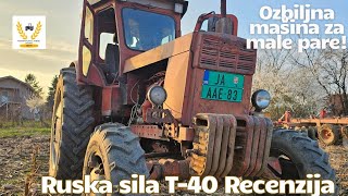 Ruska sila T-40 | Ozbiljna mašina za male pare! Recenzija traktora