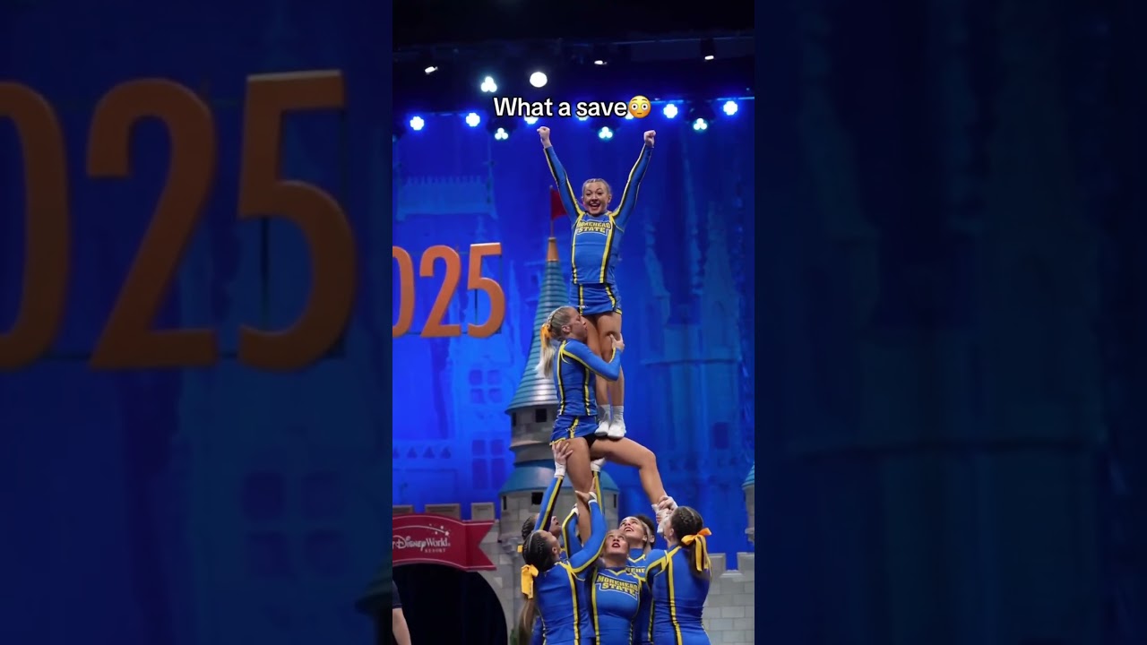 most INSANE stunt save ever! #cheer #performancecheer #cheerleading #cheerleader #stuntsave #cheers