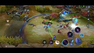 Lien Quan Mobile. Playing as Tel'Anna. Red team. 3V3. Got 16 kills. No deaths.