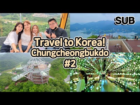 충북 여행 브이로그 2편 | 제천 청풍호반 케이블카, 단양 만천하 스카이워크, 단양강 잔도, 단양 수양개빛터널, 단양 마늘떡갈비 &amp;amp; 충주 염소탕 [<strong>충청북도</strong> 1박 2일 랜선 여행