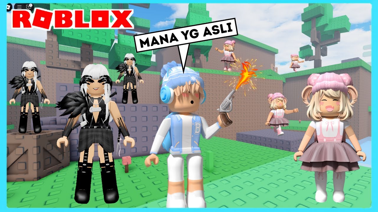 Aku Dan Adiku Harus Menebak Siapa Yang Asli Di Game Roblox Ft @Windia Nata @Shasyaalala