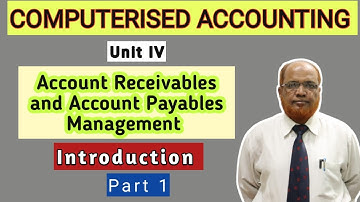 Computerised Accounting I Account Receivables and Accounts Payable Management I Part 1 I Khans
