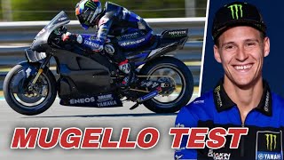 SUPERFAST!!! Fabio Quartararo Tested Yamaha M1 on The Straight | MotoGP Private Test Mugello 2024