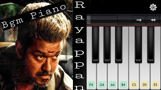 Video thumbnail of "Rayappan Bgm Piano | Bigl"