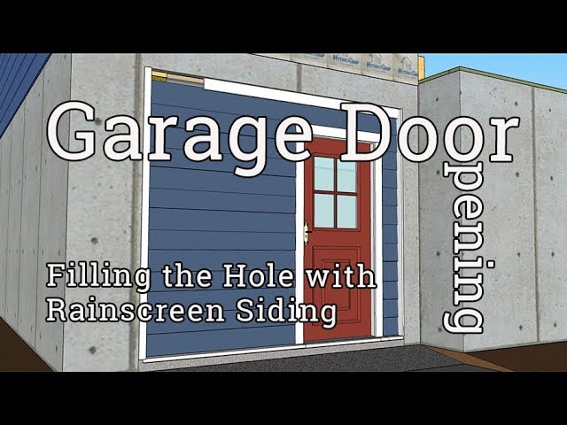 Garage Door Opening Infill Youtube Garage Door Opening Infill Youtube