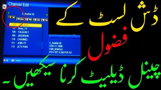How Delete Useless Channel From Dish List