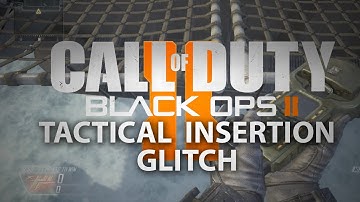Black Ops 2 - Floating Tactical Insertion Glitch