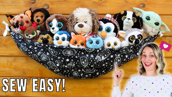 Cute stuffed animal hammock unboxing and assembly to manage