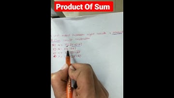 Boolean Algebra Product Of Sum (POS)