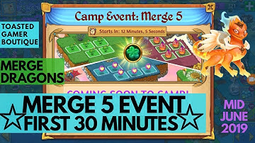 Merge Dragons Merge 5 Event • First 30 Minutes ☆ Tips And Tricks ☆☆☆