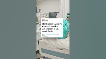 Healthcare workers demand pension divestment from fossil fuels