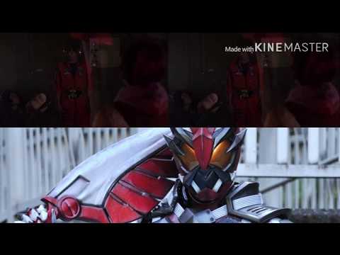 仮面ライダー雷変身シーン 