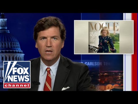 ⁣Tucker compares Vogue's coverage of Dr. Jill to North Korea state media