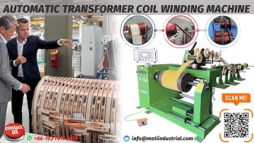 Automatic Transformer Horizontal Coil Winding Machine MOTI-2T PRO