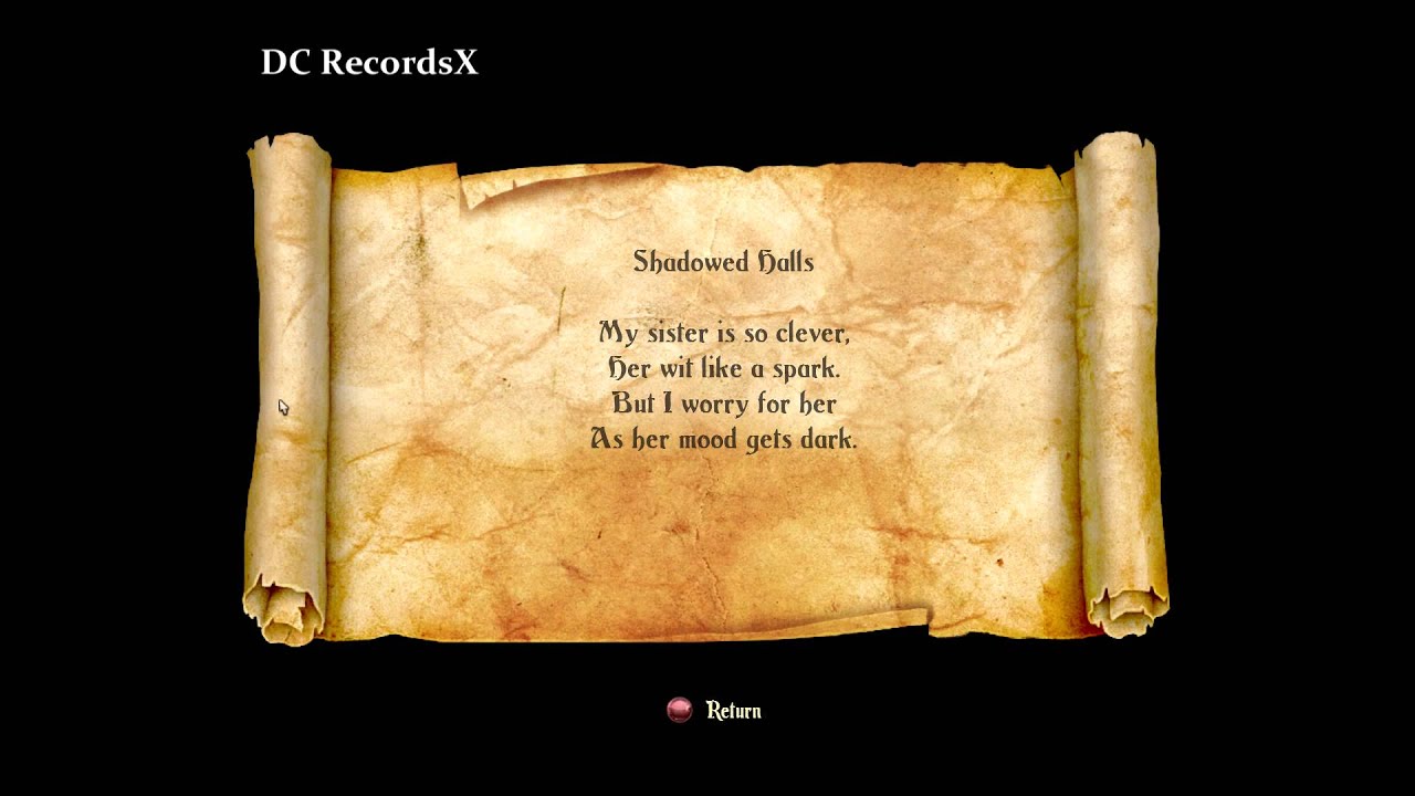 Trine 2: Achievements Poems - Shadowed Halls