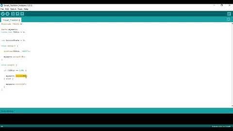 Arduino Code for Smart Automatic Dustbin Explanation