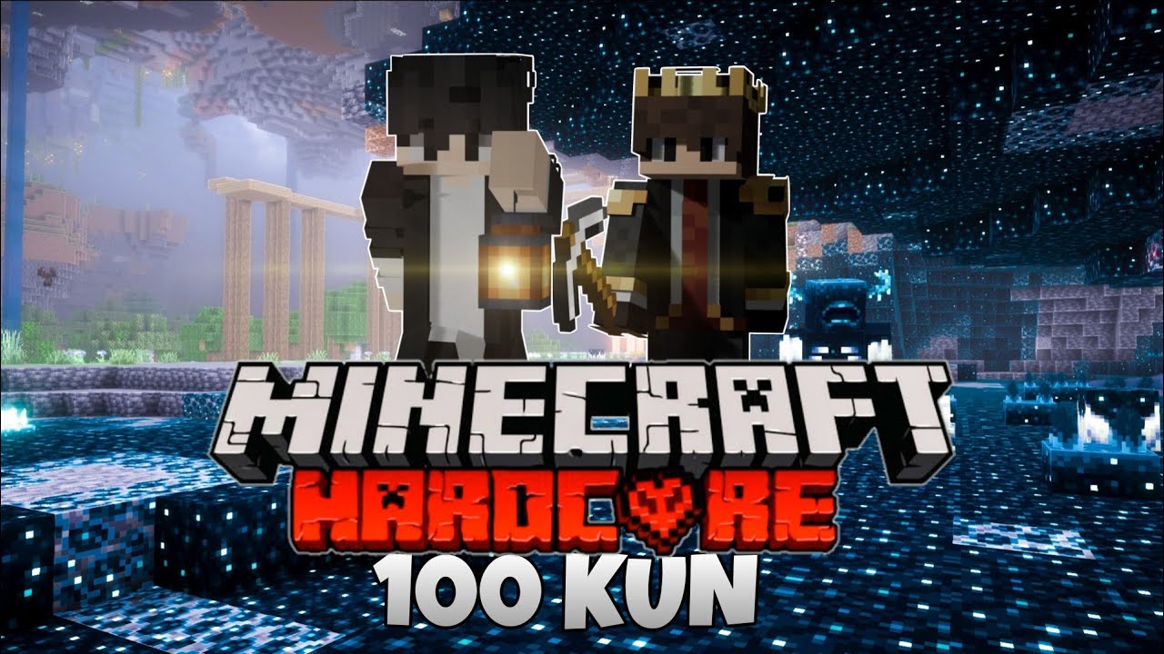 Minecraft Hardkorda 100 KUN Lekin Butun Minecraft Yer Bitta Katta G'or [ Minecraft Hardcore ]
