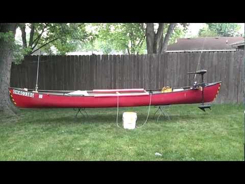 My Fishing Canoe Setup with Trolling Motor Mount