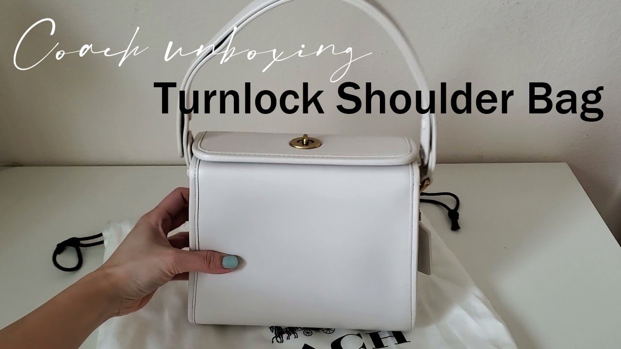 Coach Turnlock Shoulder Bag Unboxing | Keep or Return? - YouTube