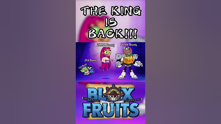 The king is back!!! #bloxfruits #roblox #gamerrobot