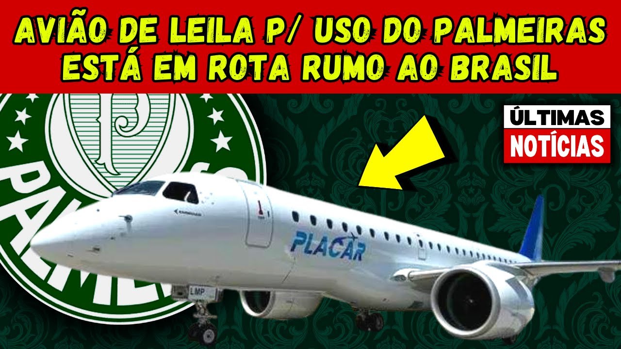 Entenda como será a utilização do avião do Palmeiras - Esportes - R7 Lance