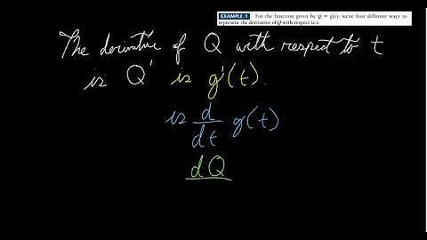 Applied Calculus 1.5: Leibniz Notation and the Power and Sum-Difference Rules