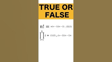 Factorial vs Product Notation #shorts #factorial #product