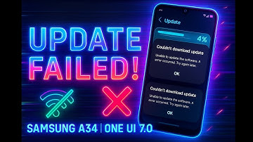 🔧 Samsung A34 Software Update Failed! 😡 Network or Server Error Fix | Android 15 One UI 7.0 Problem
