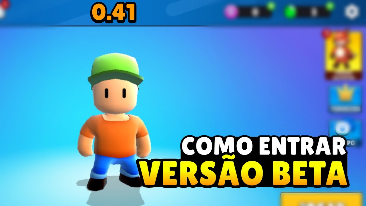 COMO ENTRAR NA VERSÃO BETA DO STUMBLE GUYS 