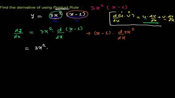 Product Rule of Derivative - How to Find Derivative Using Product Rule 1