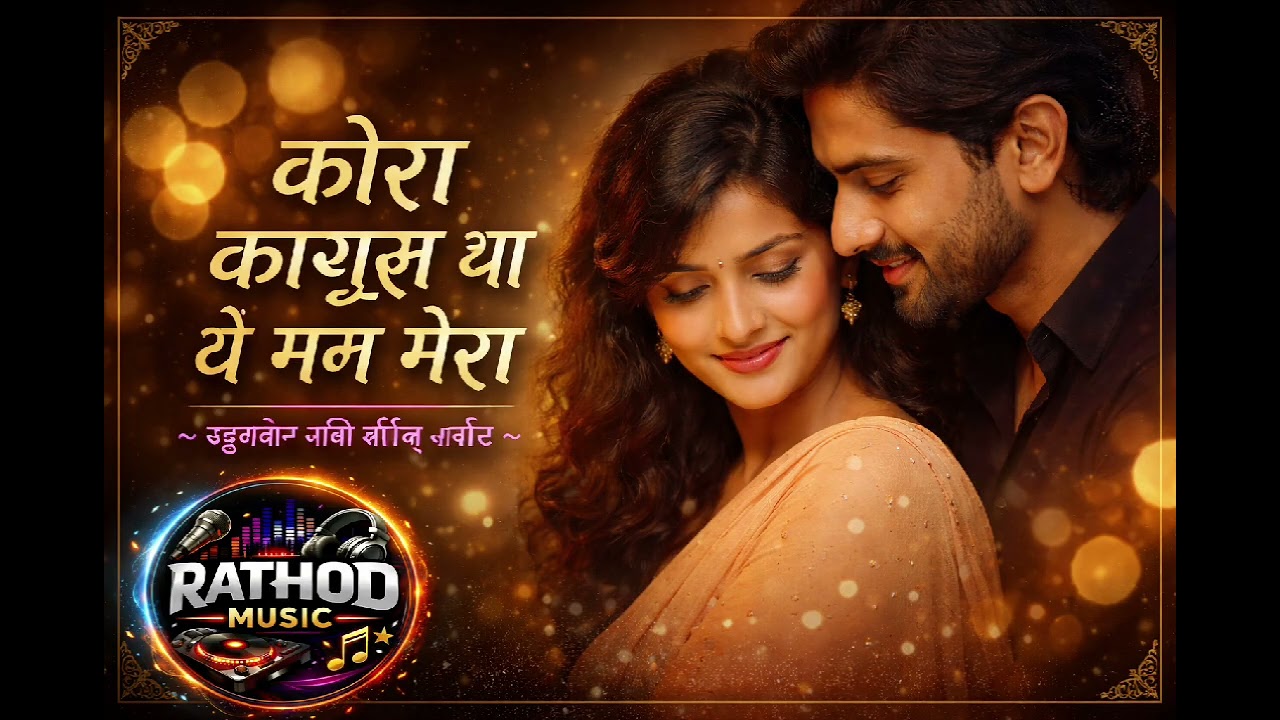 कोरा काग़ज़ था ये मन मेरा 💔 | Old Is Gold Romantic Song | Female Voice | Rathod Music