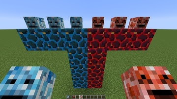 what if you create an ICE FIRE CREEPER in MINECRAFT