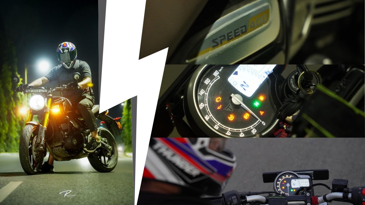 I filmed Triumph Speed 400 in Night time || Triumph Speed 400 Cinematic video || Directed by Richik