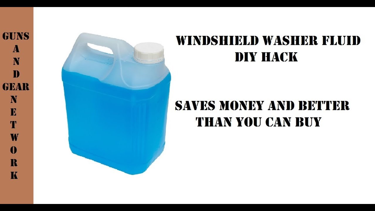 How to Make Your Own Windshield Wiper Fluid - Easy To Make DIY