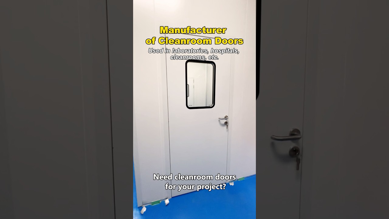 With 20+ years of experience, we provide durable, custom cleanroom doors.  🚪 