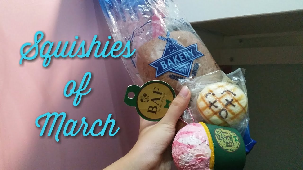 Squishies Of March!!! - YouTube