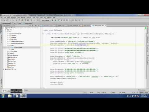 working with JDBC - 12th java training video